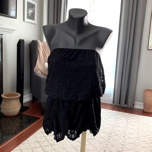 Free People Lace Romper (Mini Shorts)